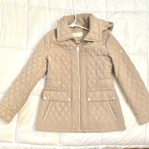 Michael Kors Tan Quilted Jacket